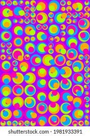 Abstract Geometric Pattern generative computational art illustration