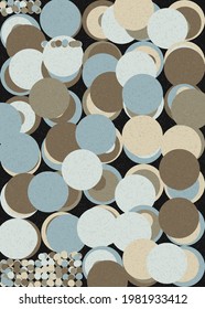 Abstract Geometric Pattern generative computational art illustration