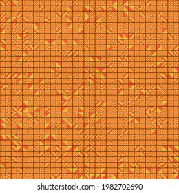 Abstract Geometric Pattern generative computational art illustration