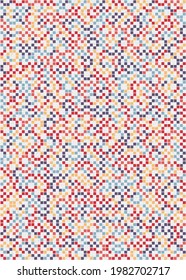 Abstract Geometric Pattern generative computational art illustration