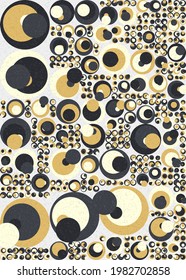 Abstract Geometric Pattern generative computational art illustration