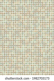 Abstract Geometric Pattern generative computational art illustration