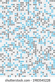 Abstract Geometric Pattern generative computational art illustration