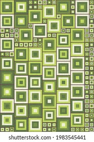 Abstract Geometric Pattern generative computational art illustration