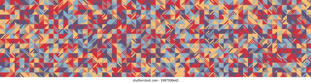 Abstract Geometric Pattern generative computational art illustration