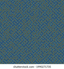 Abstract Geometric Pattern generative computational art illustration