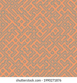 Abstract Geometric Pattern generative computational art illustration