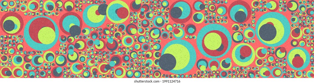 Abstract Geometric Pattern generative computational art illustration