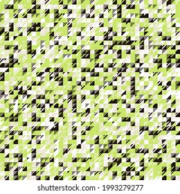 Abstract Geometric Pattern generative computational art illustration