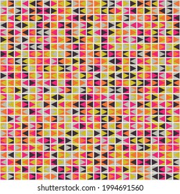 Abstract Geometric Pattern generative computational art illustration