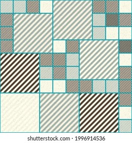 Abstract Geometric Pattern generative computational art illustration