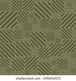 Abstract Geometric Pattern generative computational art illustration