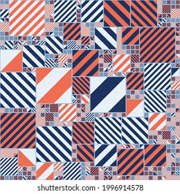 Abstract Geometric Pattern generative computational art illustration