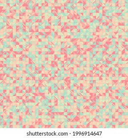 Abstract Geometric Pattern generative computational art illustration