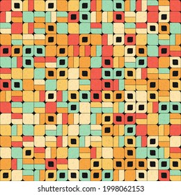 Abstract Geometric Pattern generative computational art illustration