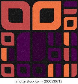Abstract Geometric Pattern generative computational art illustration