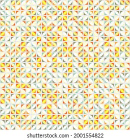Abstract Geometric Pattern generative computational art illustration