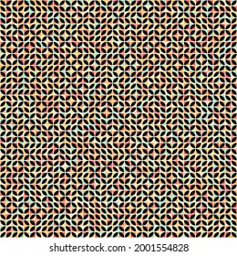Abstract Geometric Pattern generative computational art illustration