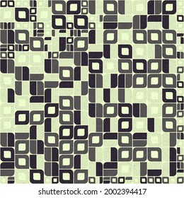 Abstract Geometric Pattern generative computational art illustration