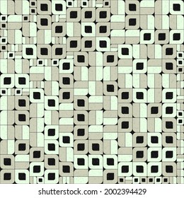 Abstract Geometric Pattern generative computational art illustration