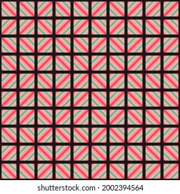 Abstract Geometric Pattern generative computational art illustration