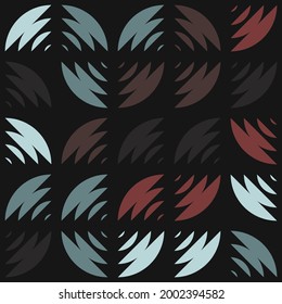 Abstract Geometric Pattern generative computational art illustration