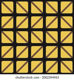 Abstract Geometric Pattern generative computational art illustration