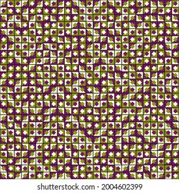 Abstract Geometric Pattern generative computational art illustration