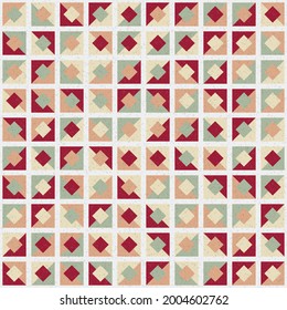 Abstract Geometric Pattern generative computational art illustration