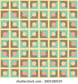 Abstract Geometric Pattern generative computational art illustration