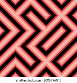 Abstract Geometric Pattern generative computational art illustration