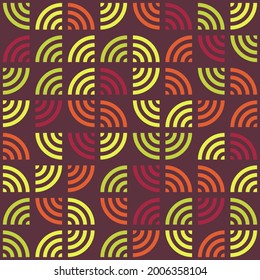 Abstract Geometric Pattern generative computational art illustration