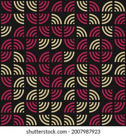 Abstract Geometric Pattern generative computational art illustration