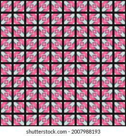 Abstract Geometric Pattern generative computational art illustration
