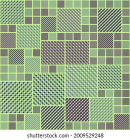 Abstract Geometric Pattern generative computational art illustration