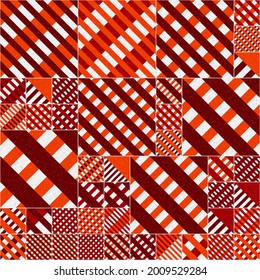 Abstract Geometric Pattern generative computational art illustration