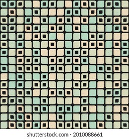 Abstract Geometric Pattern generative computational art illustration