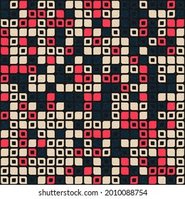 Abstract Geometric Pattern generative computational art illustration