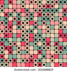 Abstract Geometric Pattern generative computational art illustration