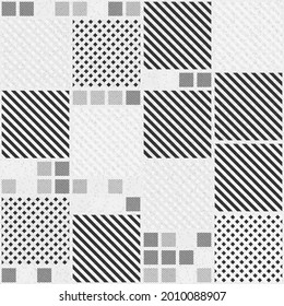 Abstract Geometric Pattern generative computational art illustration
