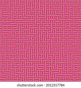 Abstract Geometric Pattern generative computational art illustration