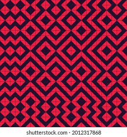 Abstract Geometric Pattern generative computational art illustration