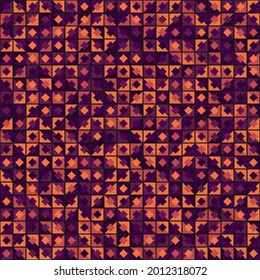 Abstract Geometric Pattern generative computational art illustration