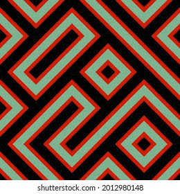 Abstract Geometric Pattern generative computational art illustration