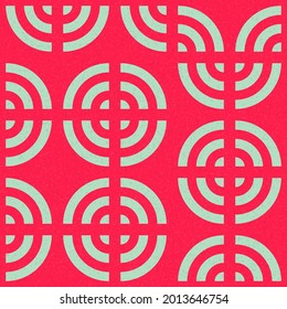 Abstract Geometric Pattern generative computational art illustration