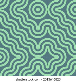 Abstract Geometric Pattern generative computational art illustration