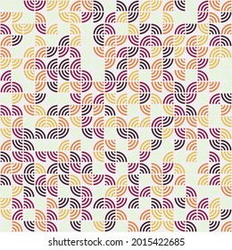 Abstract Geometric Pattern generative computational art illustration