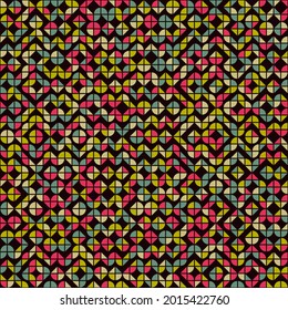 Abstract Geometric Pattern generative computational art illustration