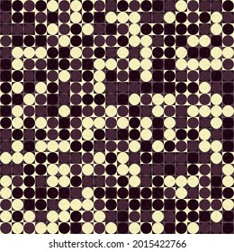 Abstract Geometric Pattern generative computational art illustration