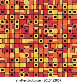 Abstract Geometric Pattern generative computational art illustration